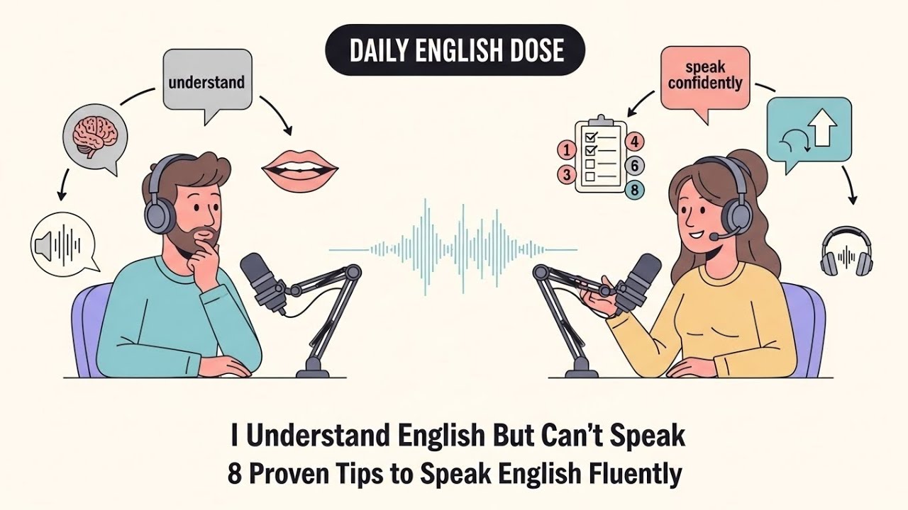 I Understand English But Can’t Speak 😭 8 Proven Tips to Speak English Fluently #englishforbeginners