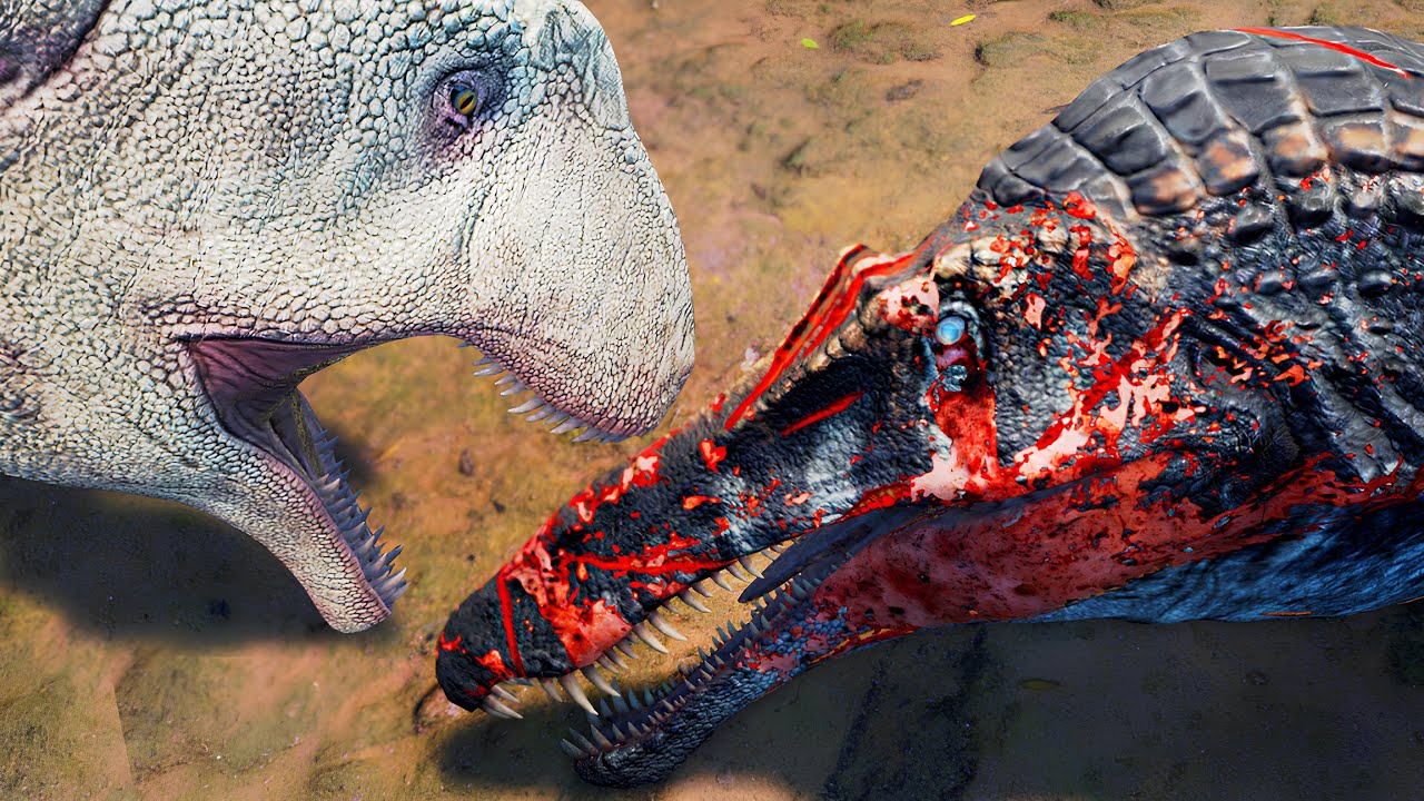 Acrocantossauro Albino! A Ameaça Branca na Ilha | The Isle 🦖