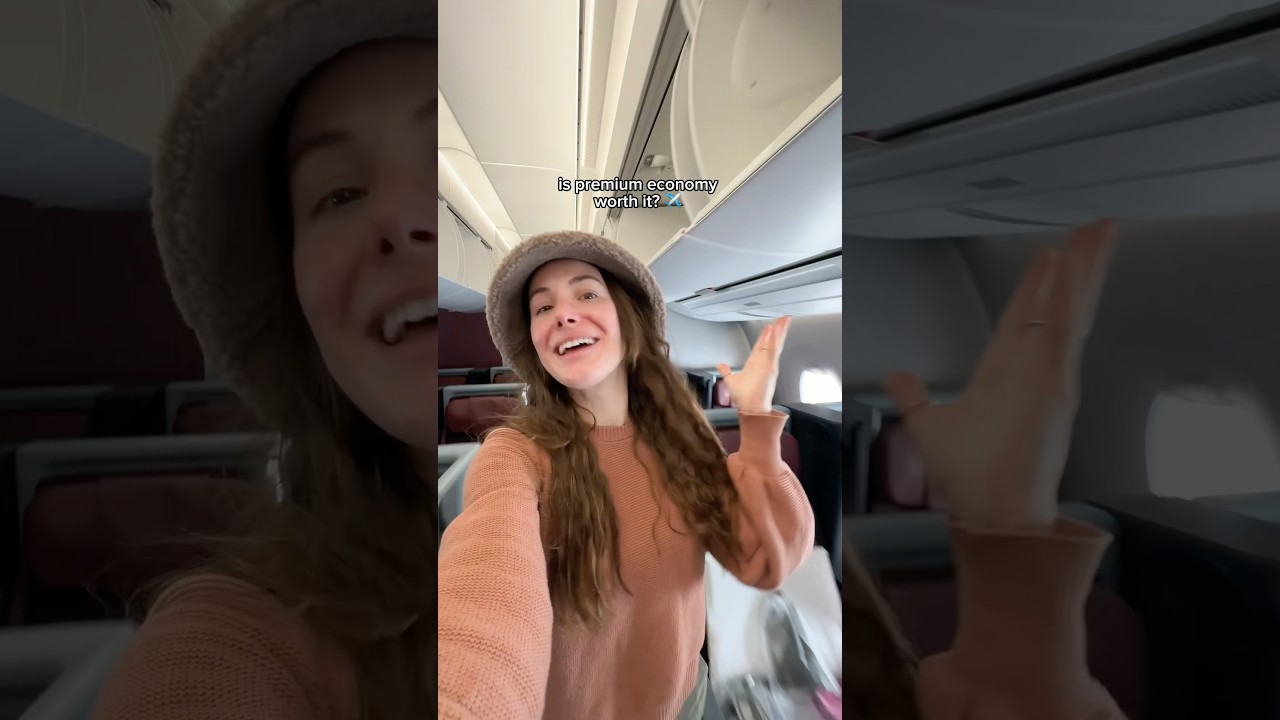 Is Premium Economy worth it? 👀✈️   #japanairlines #premiumeconomy