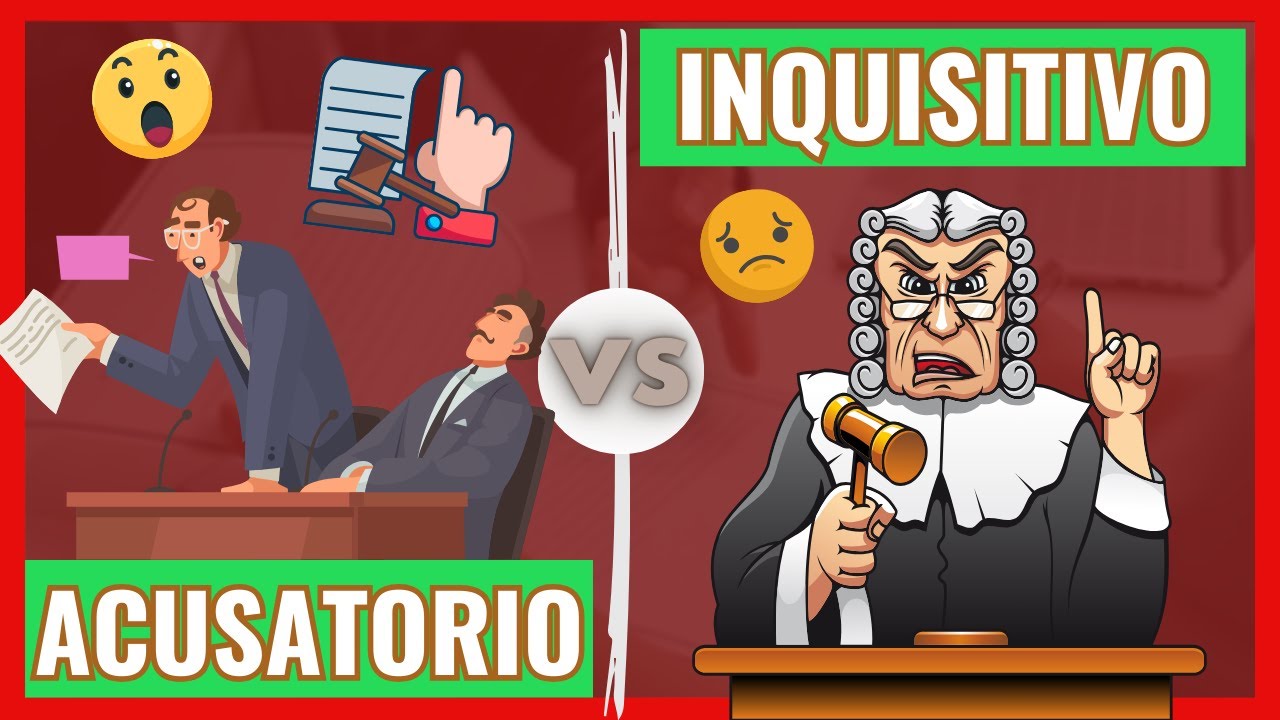 ➡️ SISTEMA INQUISITIVO vs ACUSATORIO: &iquest;Diferencias?【TODO con EJEMPLOS en 10 minutos]