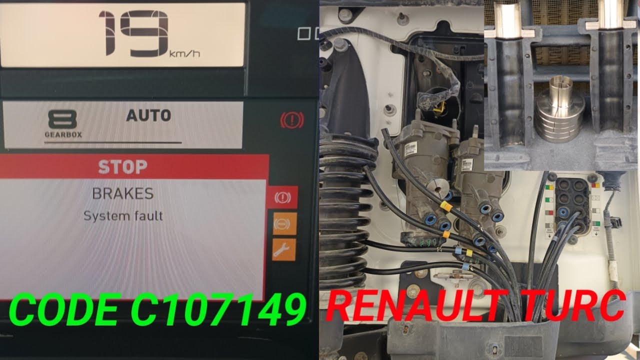 Renault brake system fault 