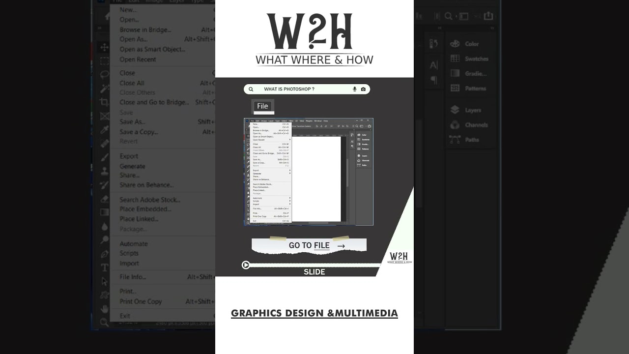 CREATING NEW DOCUMEN  IN #photoshoP