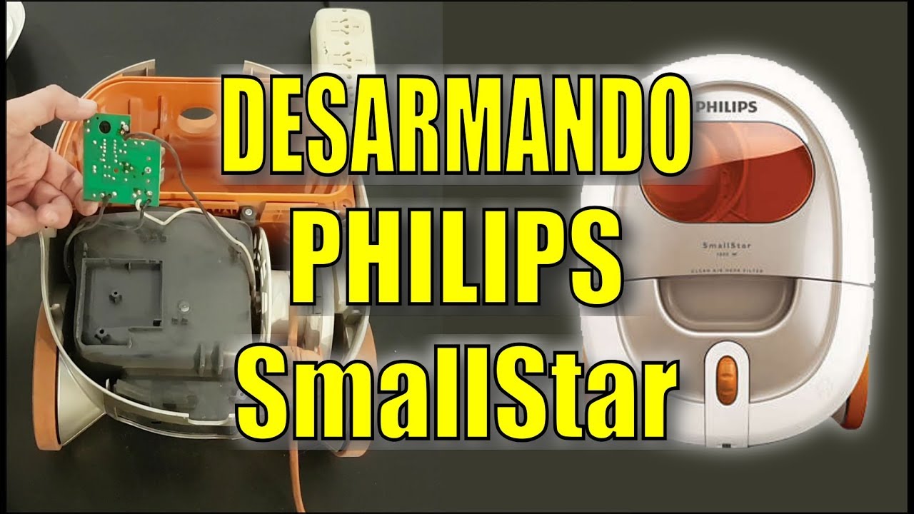 Desarmando aspiradora Philips SmallStar y trabando acelerador a fondo :)