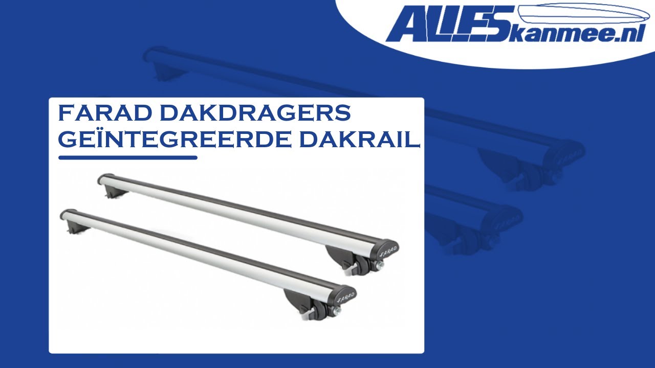 Farad dakdragers voor auto met geïntegreerde dakrails