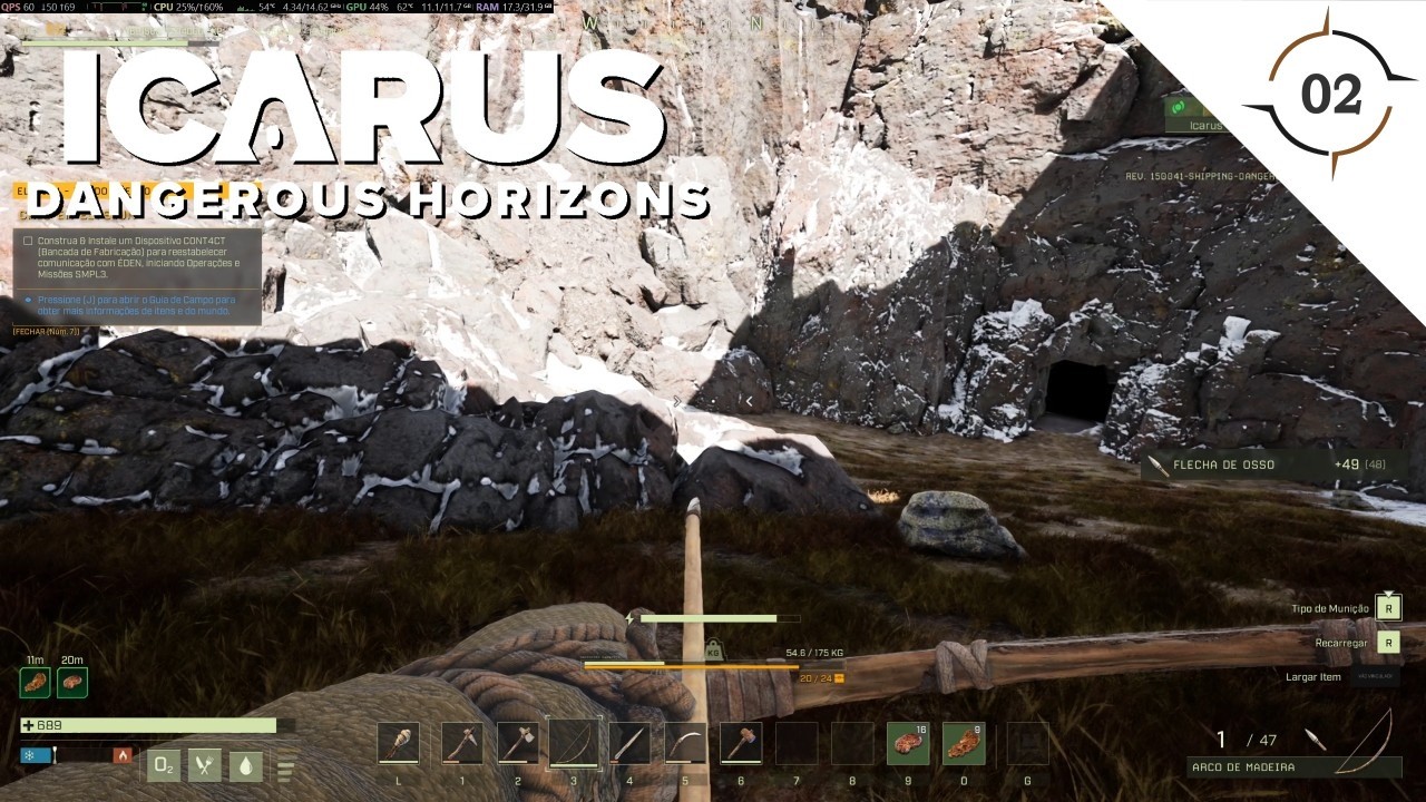 EP02 - EXPLORANDO OS ARREDORES 🏹 ICARUS: DANGEROUS HORIZONS