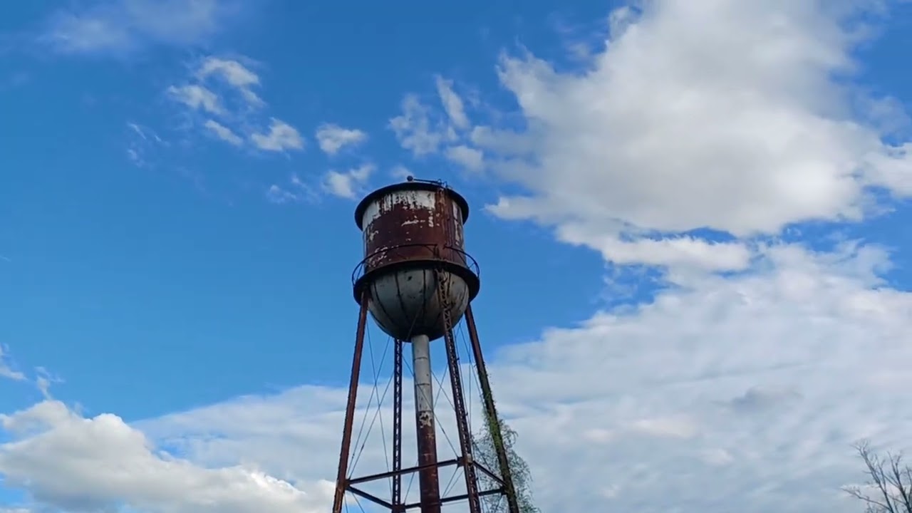 Old rusty water tower - Hatfield ma.
