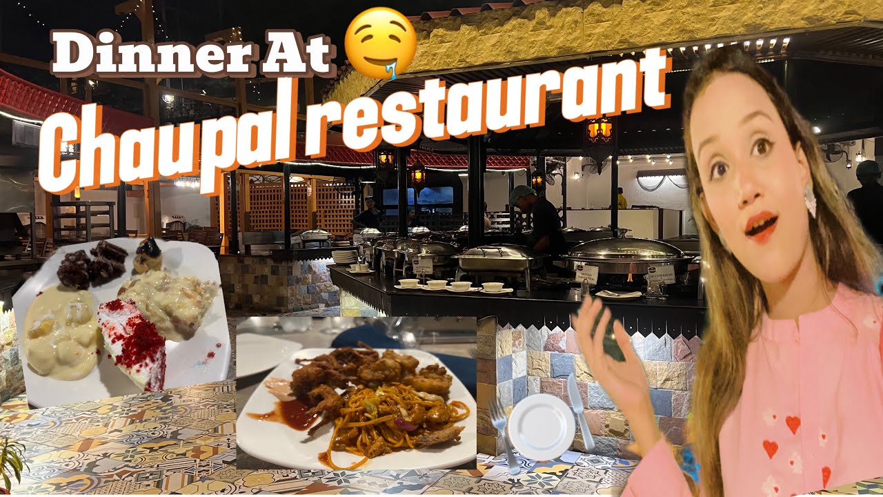Chaupal restaurant 🍽️At Shahrah -e-Faisal ￼￼￼￼￼￼