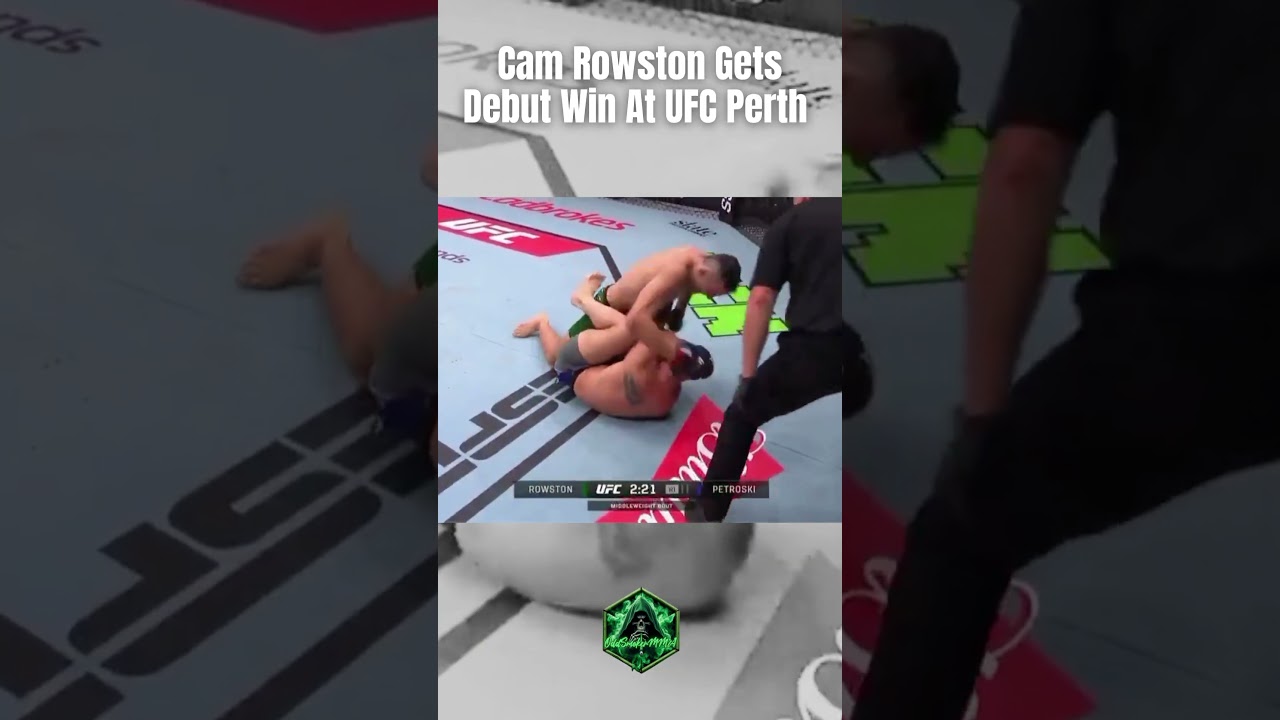 Cam Rowston Gets Big TKO Win Over Petroski In Debut (UFC Perth) OddSmokerMMA