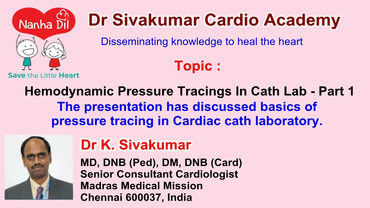 1/3 Hemodynamic Pressure Tracings In Cath Lab - Part  1