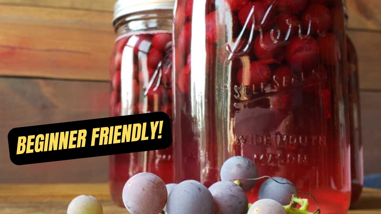 Canning Grape Juice for Beginners (Simple Step-by-Step Method)