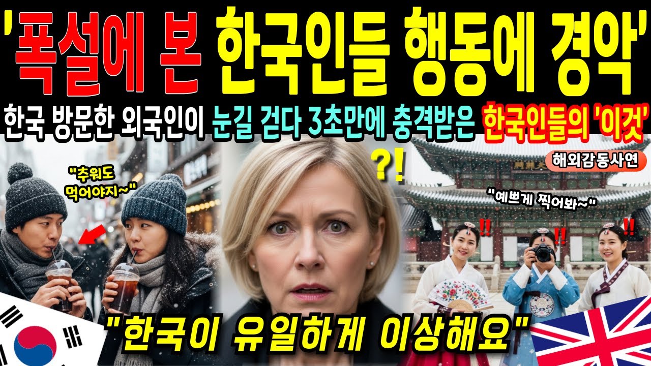 한국 겨울 본 옥스퍼드 교수 