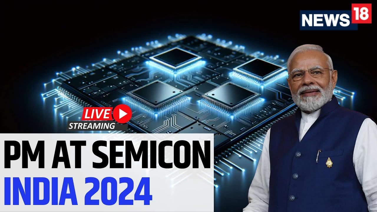 PM Modi Live | PM Modi Attends Inauguration Of Semicon India 2024 In Noida Live | PM Modi News Live