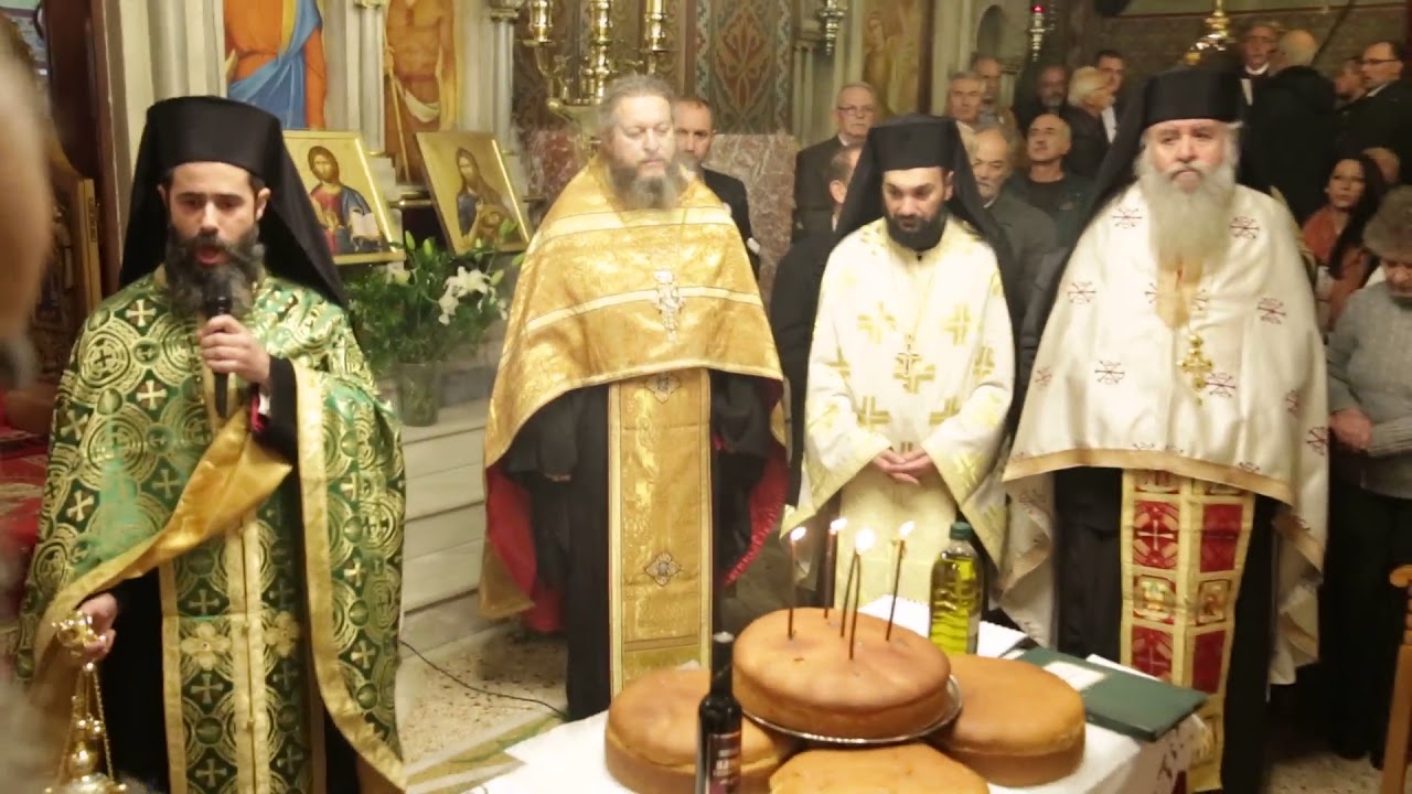 Ο π.Βαρνάβας Θεοχάρης ψάλλει το Θεοτόκε Παρθένε