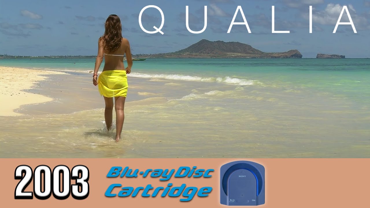 Sony's Qualia Dealer Demo (2003 HQ Blu-Ray Cartridge 4K Upscale Japanese Promotional Video Footage)