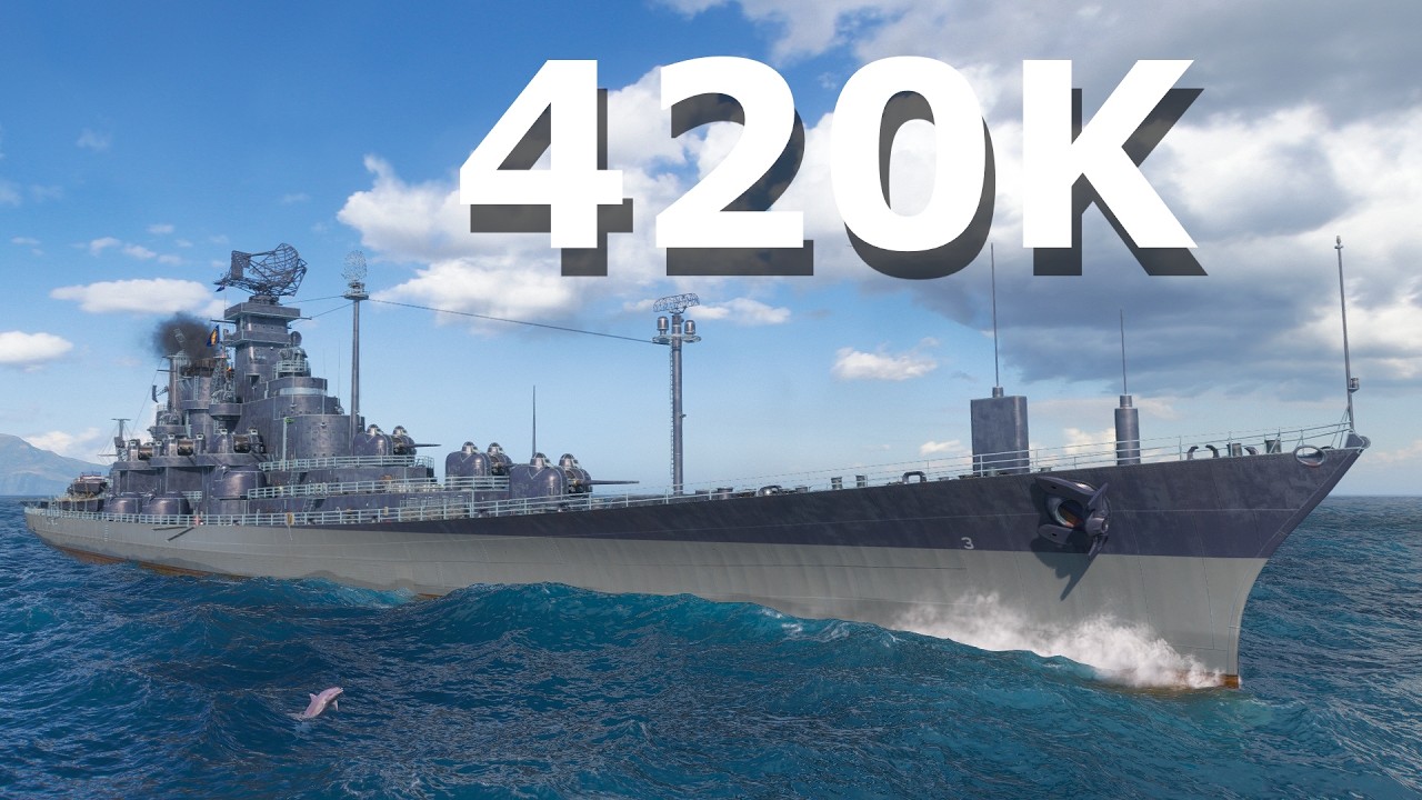 Hawaii : 422K Damage - World of WarShips.