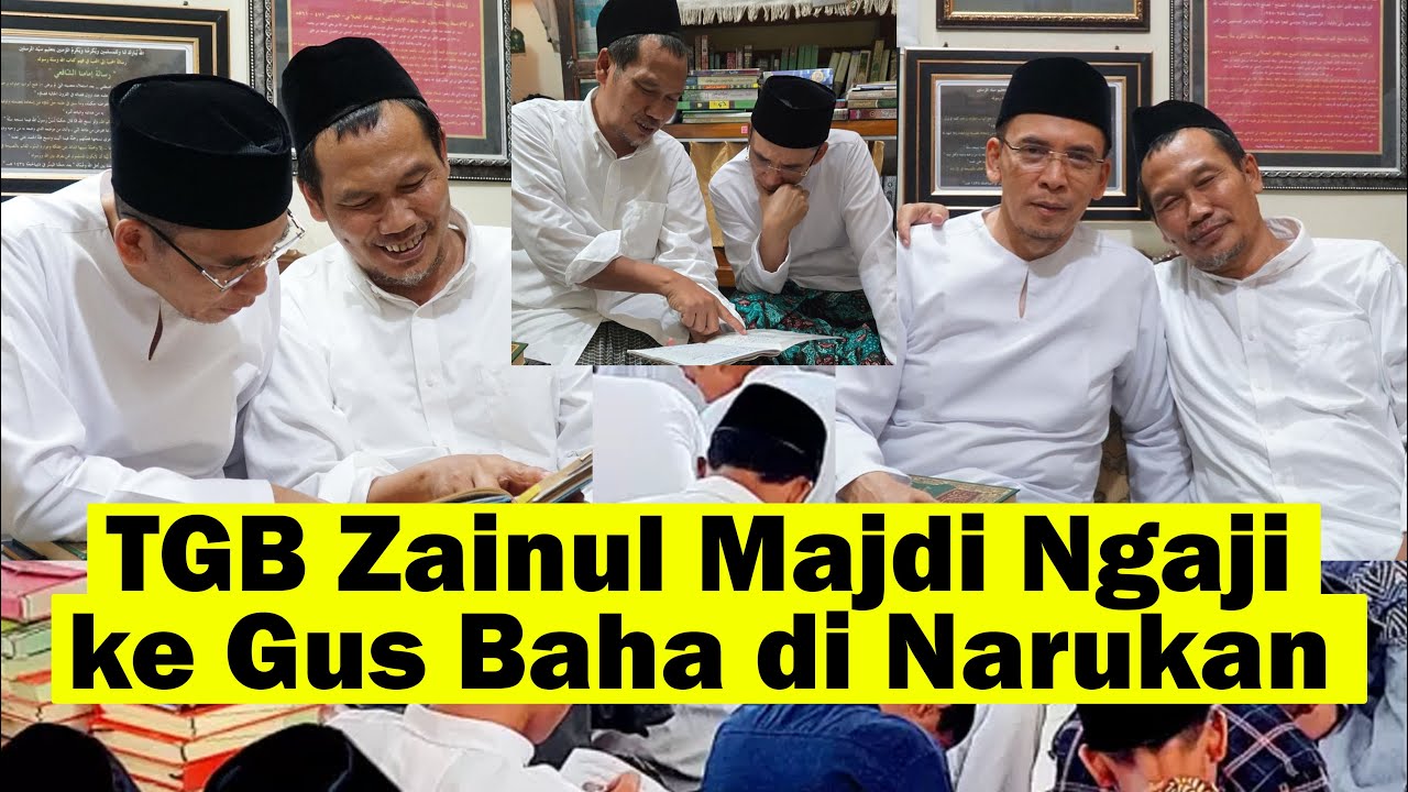 TGB Zainul Majdi Ngaji ke Gus Baha di LP3iA Narukan Rembang