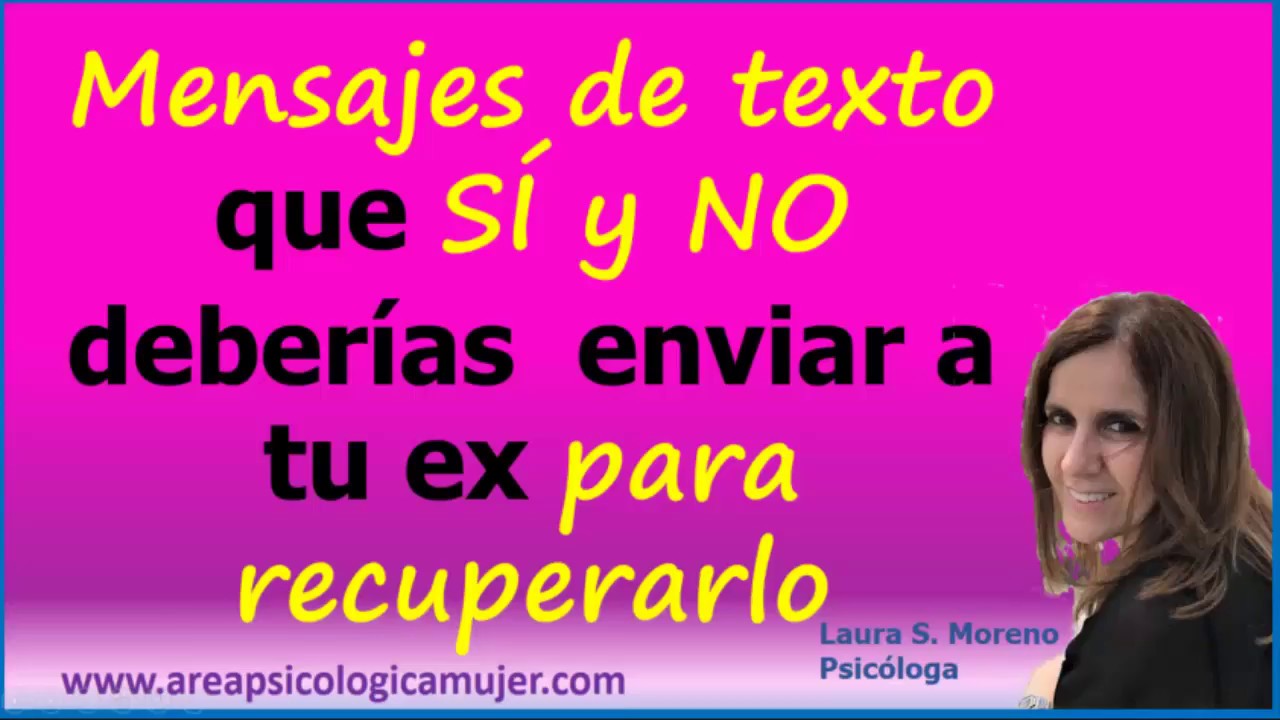 Mensajes de texto para recuperar a tu ex. Los que NO debes y los que SÍ deberías enviar