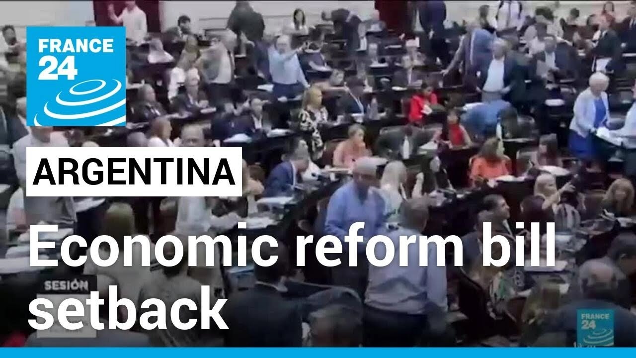 Milei's economic reforms stall in Argentina Congress &bull; FRANCE 24 English