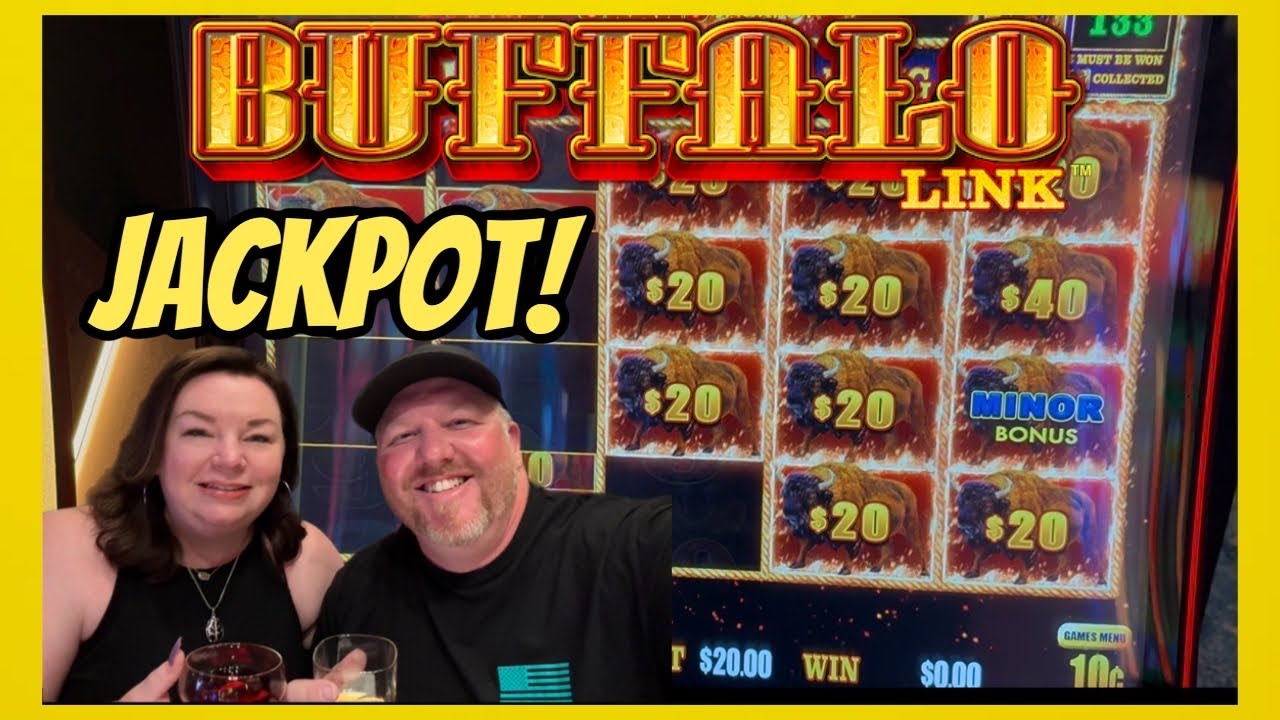 Джекпот в игре BUFFALO LINK! Неудивительно, что люди любят эту игру!