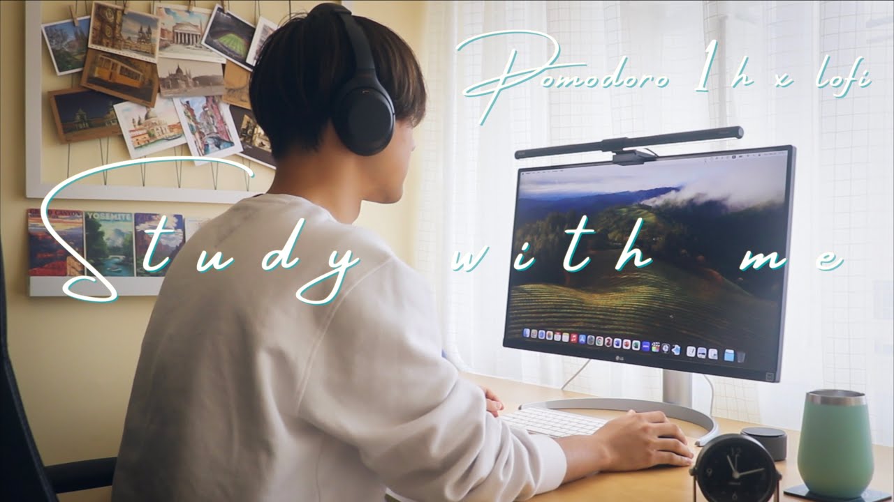 1-HOUR STUDY WITH ME | Pomodoro 25/5 | Calm Lofi | Medical Student