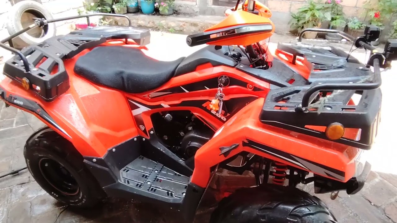 LAVADO COMPLETAMENTE DE LA ATV 200 ITALIKA #motovlog #racing #baiker #atvs #cuatrimotos