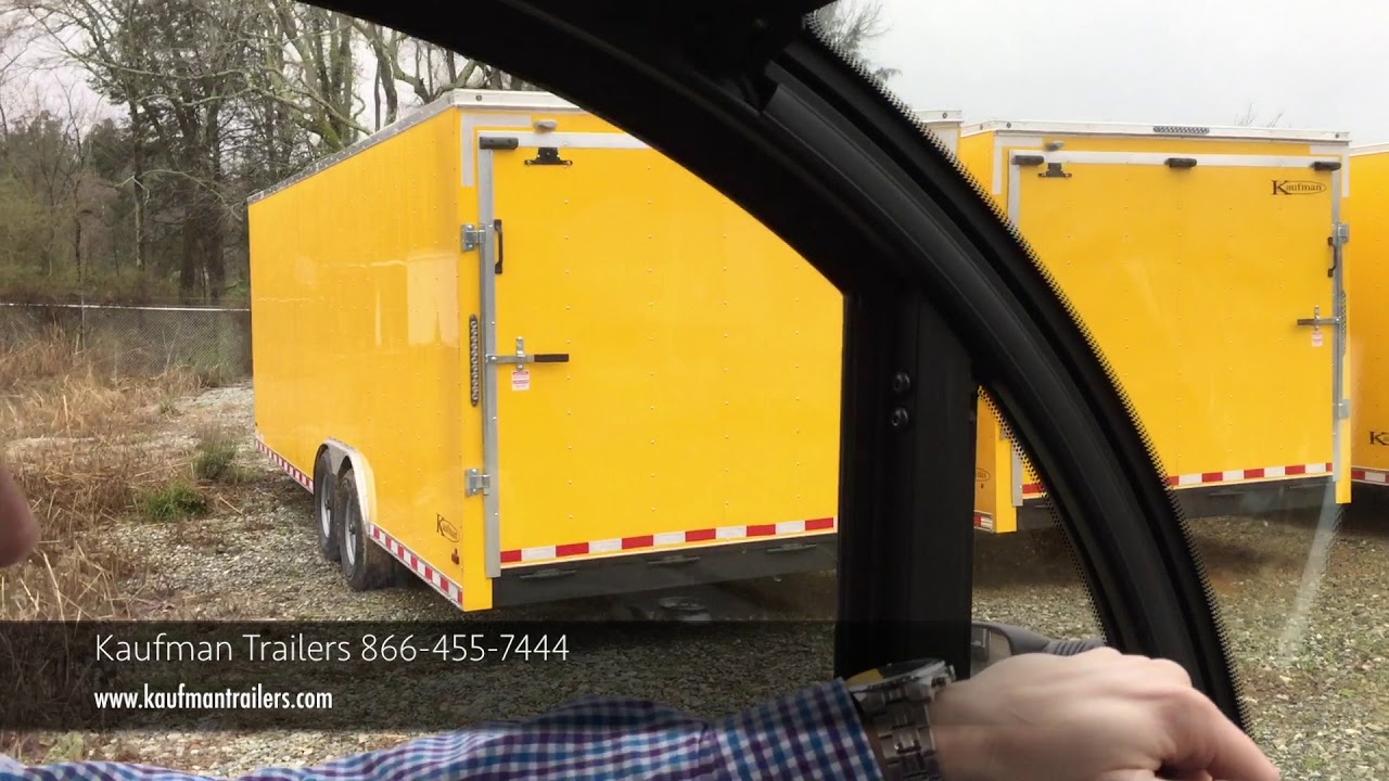 Virtual Tour of Kaufman Trailer's Enclosed Trailer | Why You Need One?