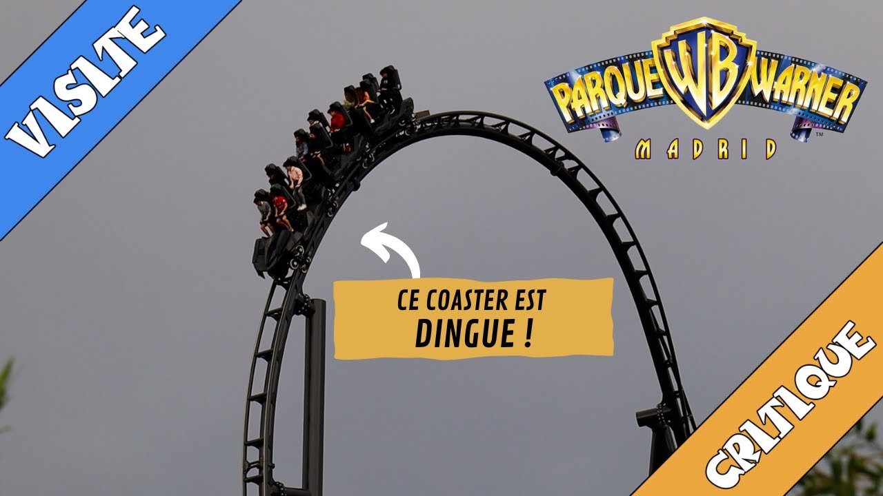 Visite de Parque Warner Madrid 🇪🇸 - À la découverte de BATMAN GOTHAM CITY ESCAPE ! 🦸‍♂️🎢