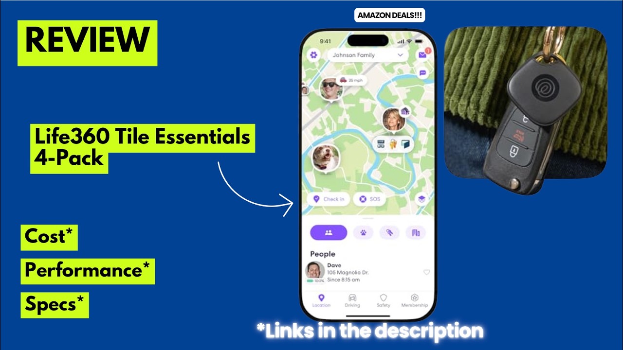 Life360 Tile Essentials Review 2026  Best Bluetooth Tracker for Keys, Wallet, Phones & Family Safety