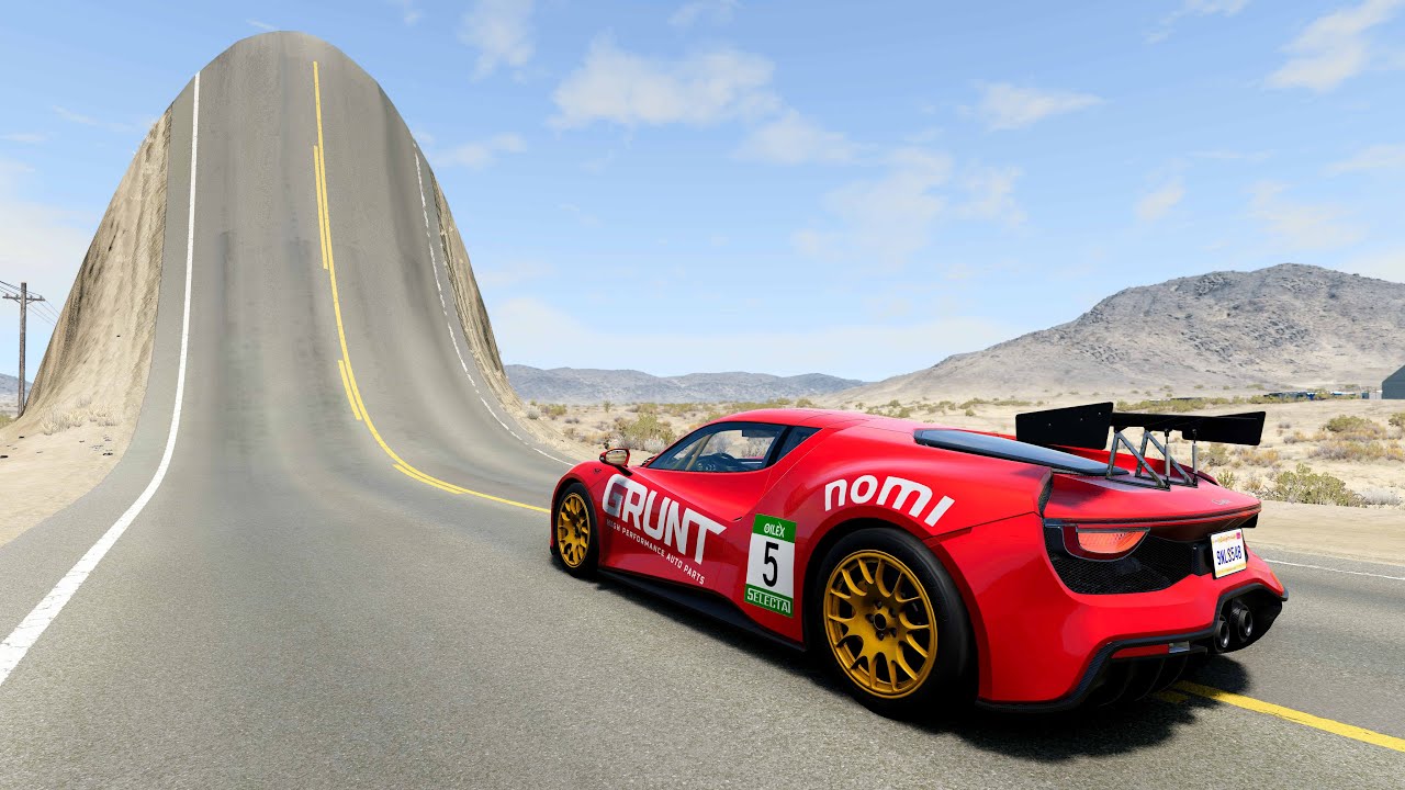 Cars VS Massive Bulge - Beamng Drive