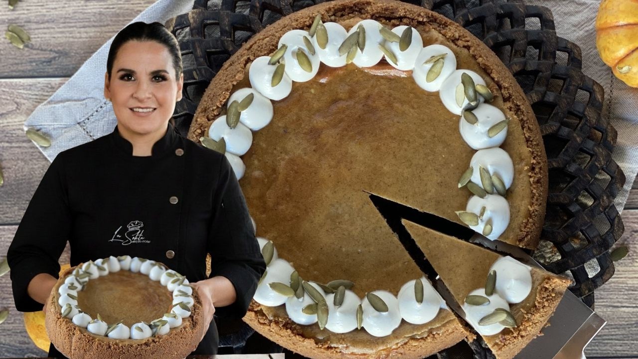 Receta SECRETA DE Cheesecake de CALABAZA | PUMPKIN CHEESECAKE
