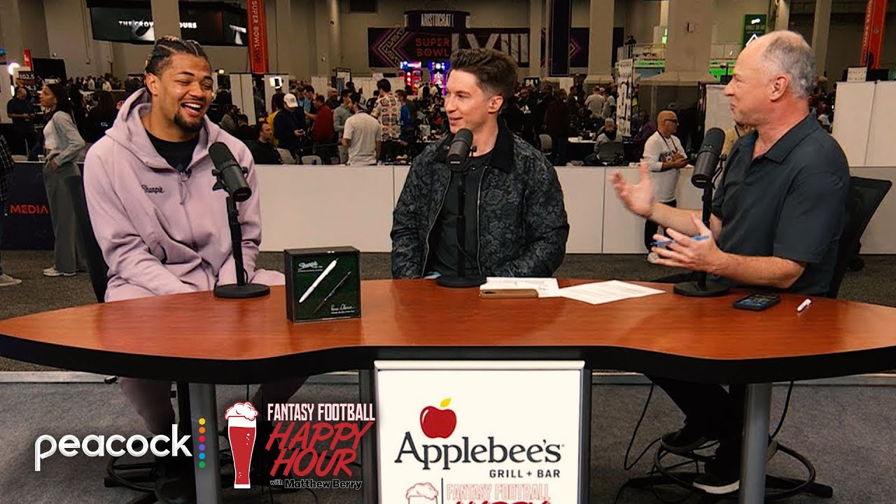 Rome Odunze drawing comparisons to Fitzgerald, Chase | Fantasy Football Happy Hour | NFL on NBC