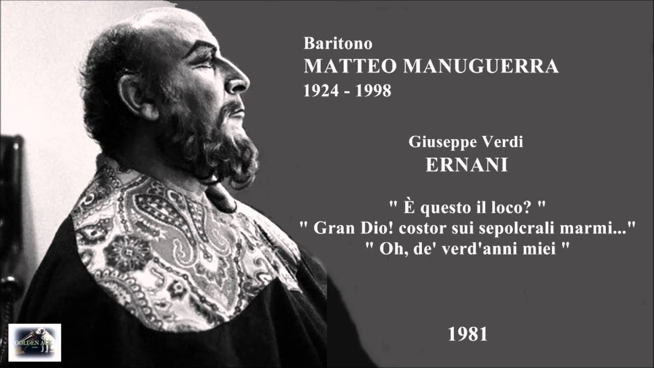 Baritono MATTEO MANUGUERRA - Ernani 