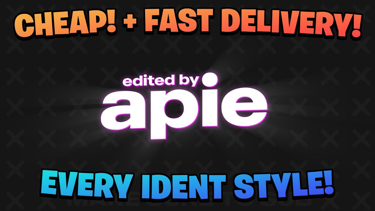 Need the *BEST* Fortnite Ident?🤩(CHEAP!💰+ FAST DELIVERY!📦)