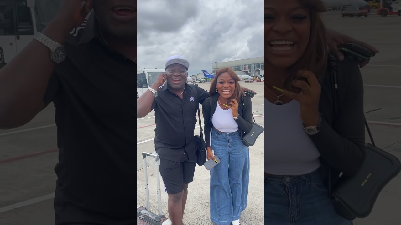 I bumped into Agunwa at the airport