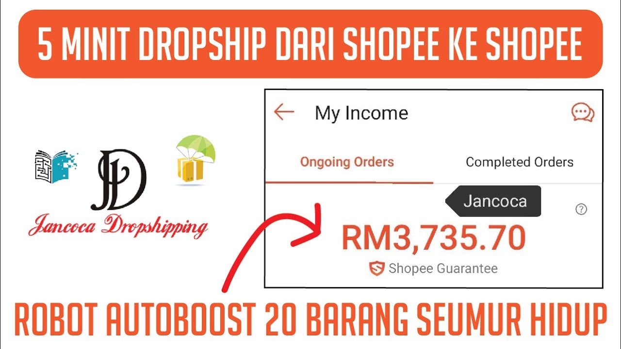 5 Minit Dropship Shopee Ke Shopee 2020 | Robot Auto Boost 30 Barang Seumur Hidup Anda