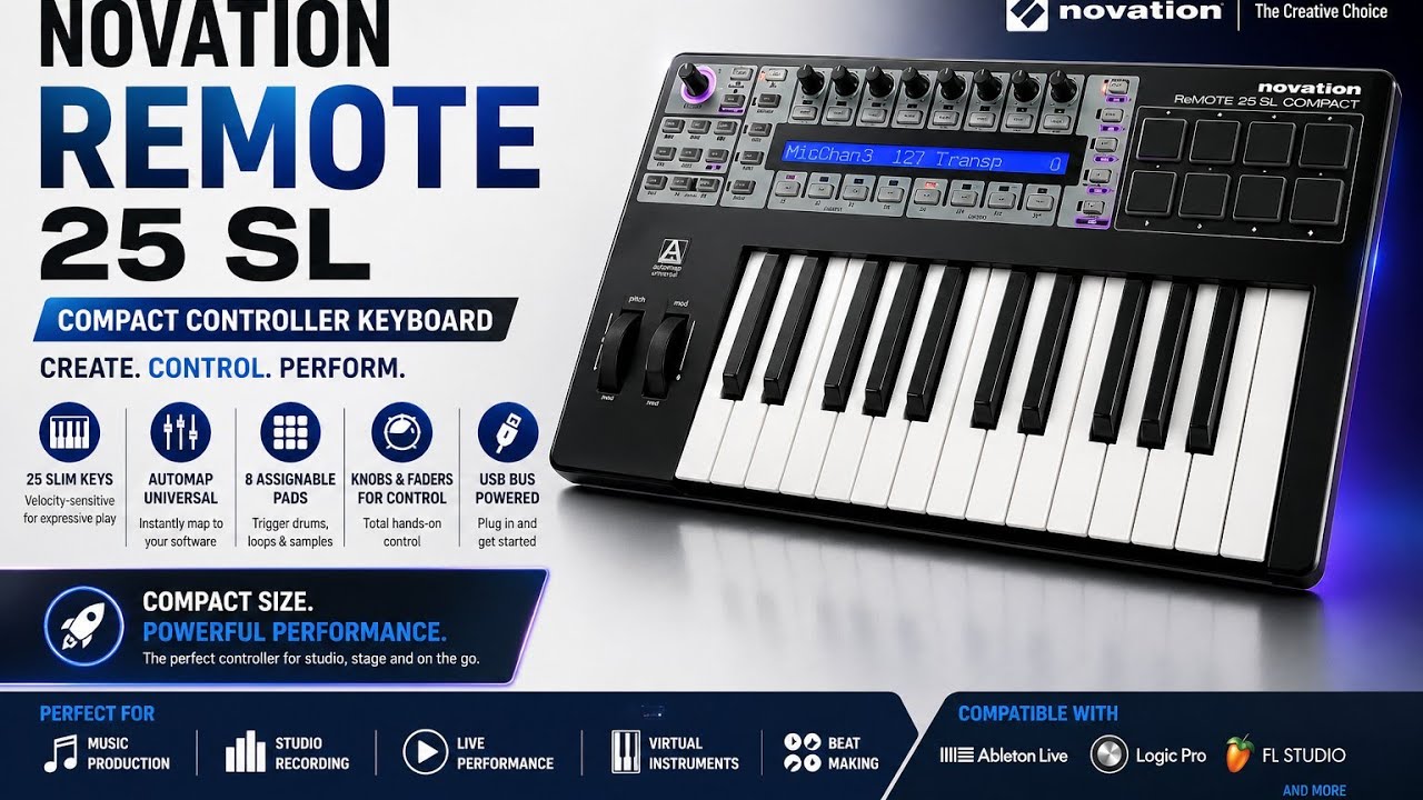 novation 25 ||novation controller||Novation ReMote