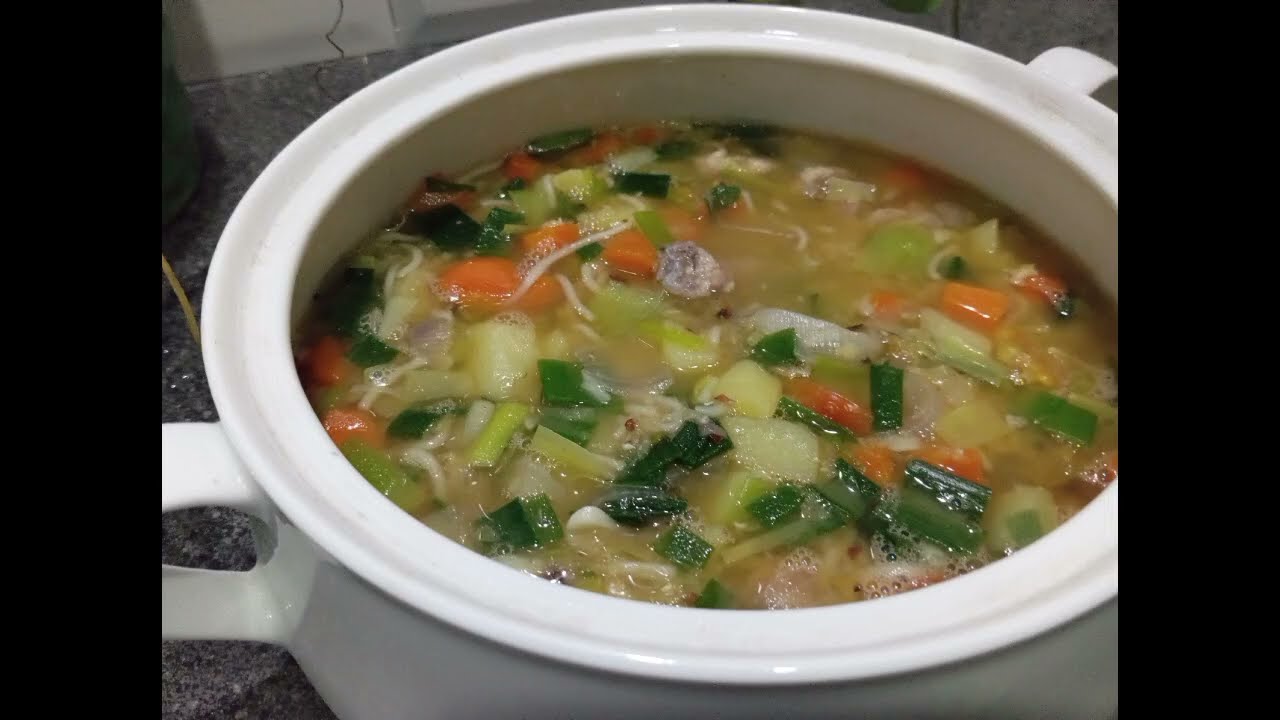 අඩුම වියදමකින් රසම රස චිකන් සුප් /chicken soup, #food   😋😋