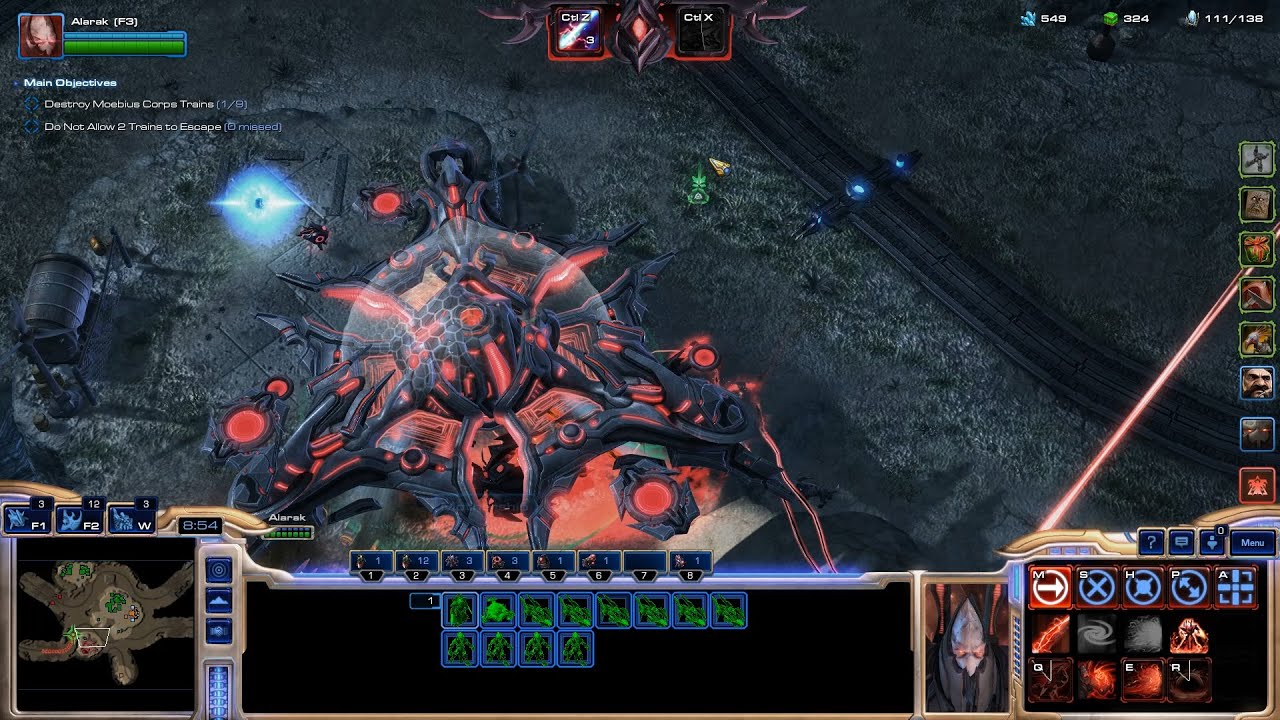 StarCraft II Co-op Oblivion Express - Avenger Mothership