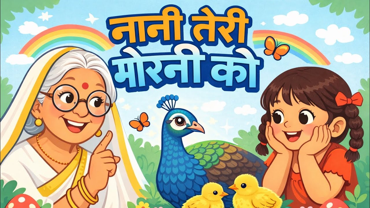 Nani Teri Morni Ko Mor Le Gye | नानी तेरी मोरनी को मोर ले गए | Rhymes for Kids