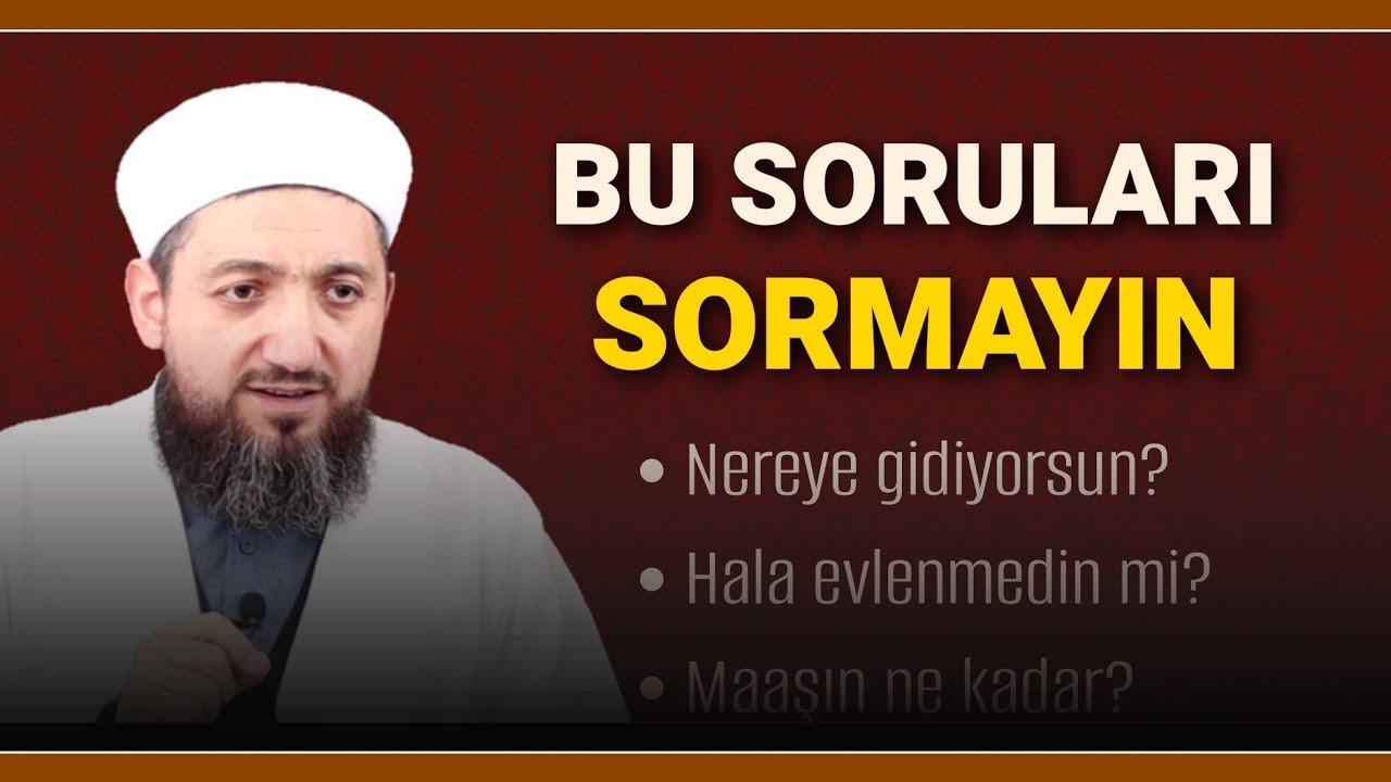 Bu soruları sormayın! | İslam'da fazla soru sormak!
