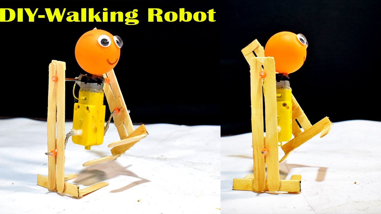 Science project working model - How to make a walking Robot model