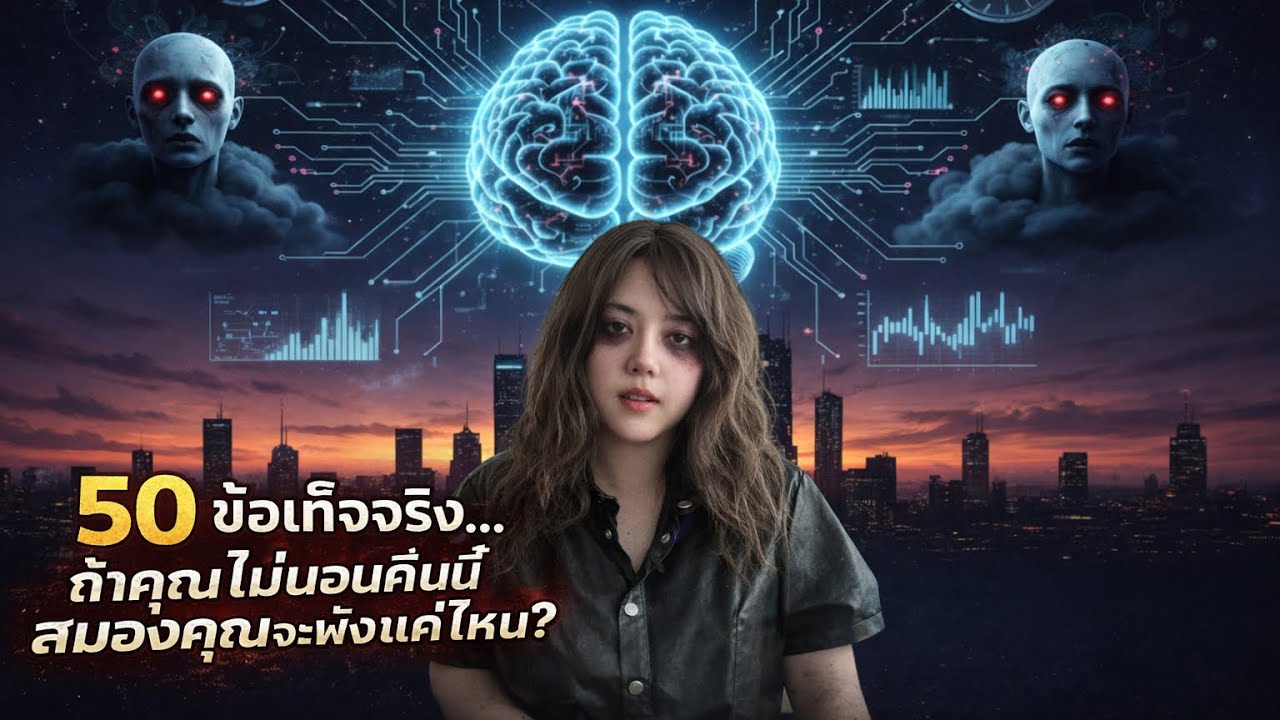 50 ข้อเท็จจริง... ถ้าคุณไม่นอนคืนนี้สมองคุณจะพังแค่ไหน?