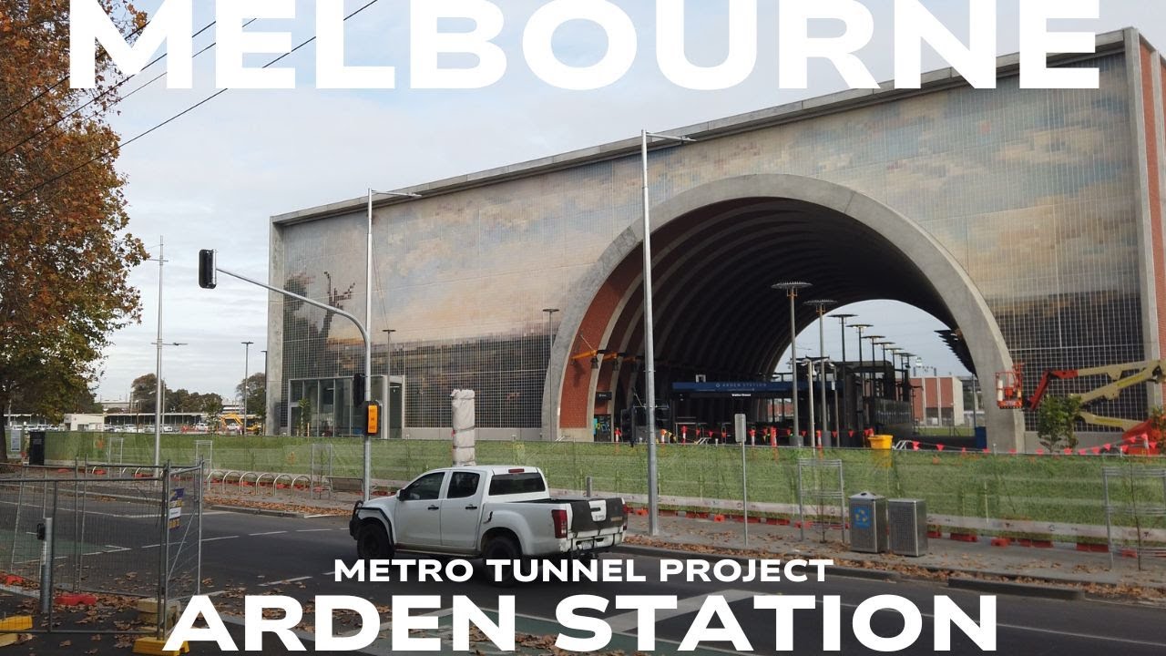 ⁴ᴷ NEW Arden Railway Station Metro Tunnel Project | Worksite Tour 2024 #trains | Walk With Us