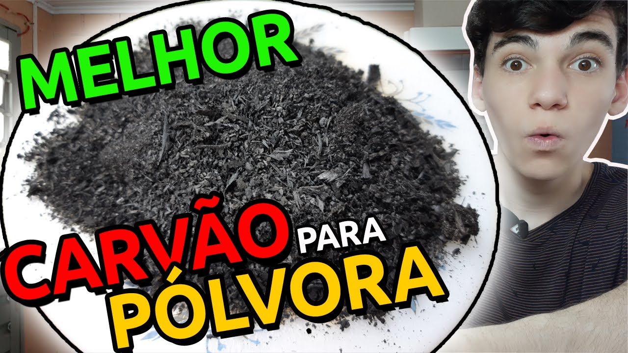 CARVÃO IDEAL PARA PÓLVORA CASEIRA