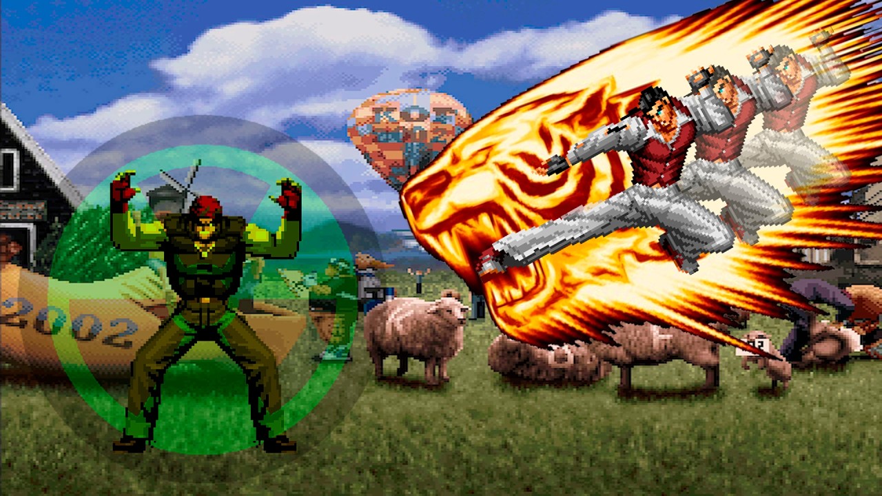 [KOF Mugen] Ralf Jones Team vs Robert Garcia Team