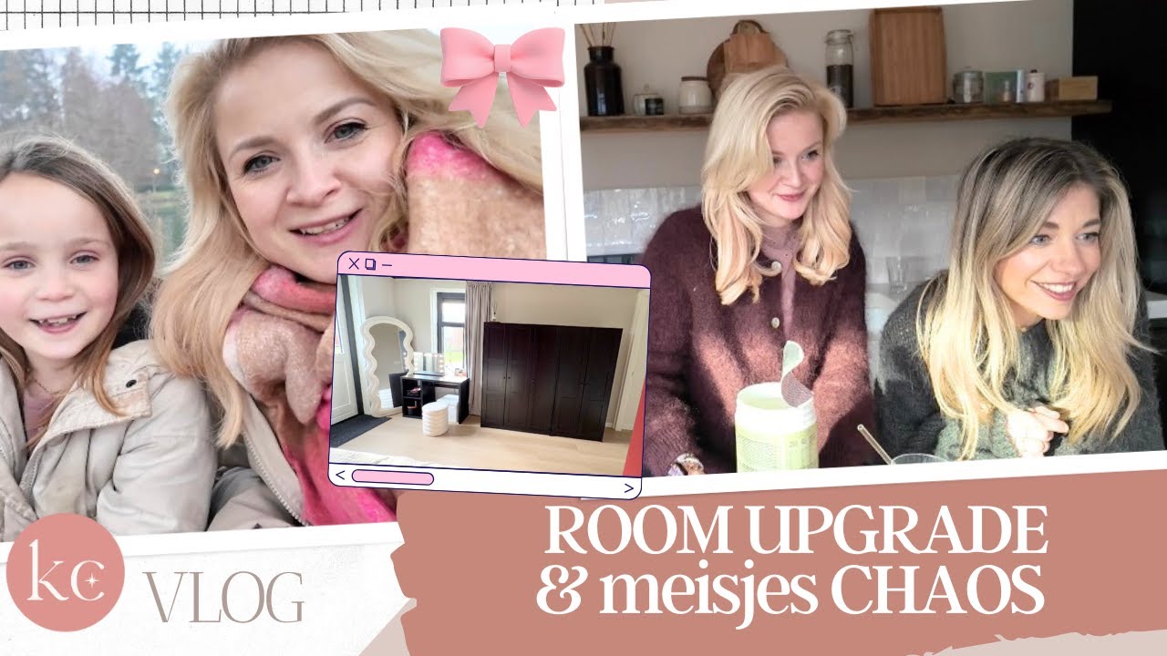 ROOM UPGRADE en COMPLETE CHAOS met de MEISJES en KRINGLOOP shoppen  | Kellycaresse Momlife VLOG