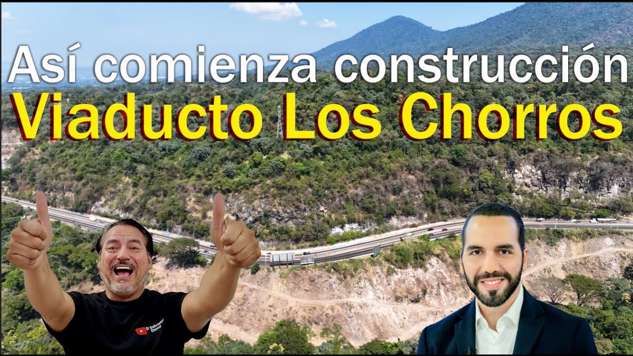 Bukele lo vuelve a hacer, Así la construcción del Viaducto Los Chorros #elsalvador 🇸🇻