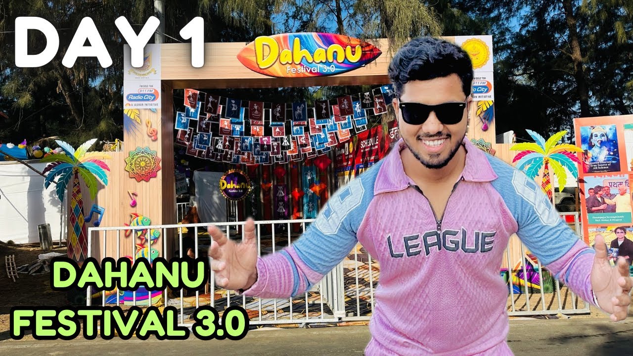 Dahanu🏖️ Festival 3.0||Day 1 Opening Vlog||#dahanu #dahanubeach #festival #anafkhanvlogs #fyp