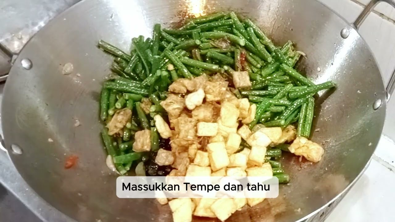 Kacang Panjang + Tahu Tempe! Resep Simpel Rasa Mewah resep sederhana dengan bumbu sederhan