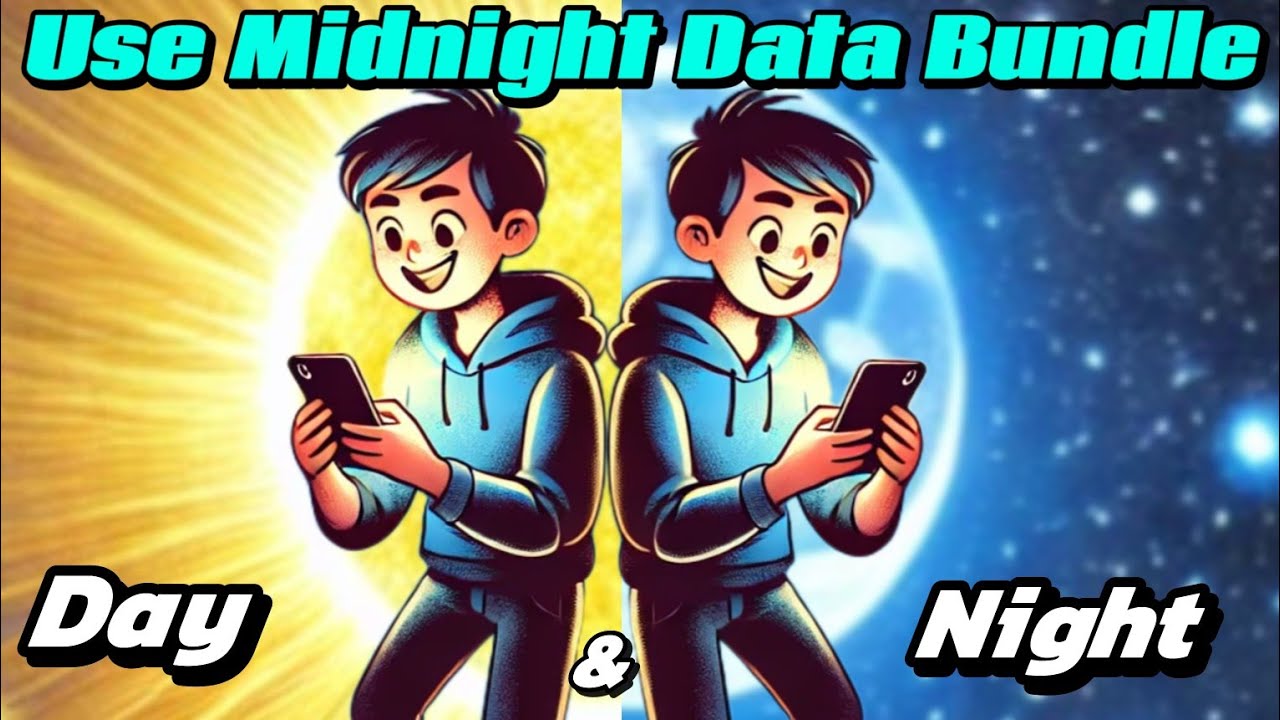 You can use your midnight data bundle day and night: learn how in two minutes